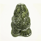 Carved Jade money frog, close-up of natural texture — Eternal Spirit