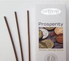 nitiraj naturals "prosperity", close-up of natural hand-rolled incense sticks — Eternal Spirit