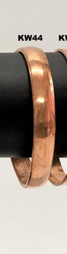 Copper plain bracelet (standard), clasp and fit view — Eternal Spirit