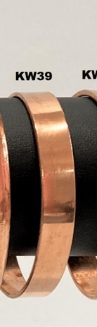 Copper plain bracelet (large), clasp and fit view — Eternal Spirit
