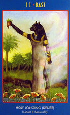The Anubis Oracle card celebrating the deck's unique visual language — Eternal Spirit