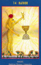 The Anubis Oracle card capturing the deck's intuitive artistry — Eternal Spirit