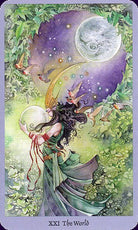 Shadowscapes Tarot card showcasing the deck's evocative imagery — Eternal Spirit
