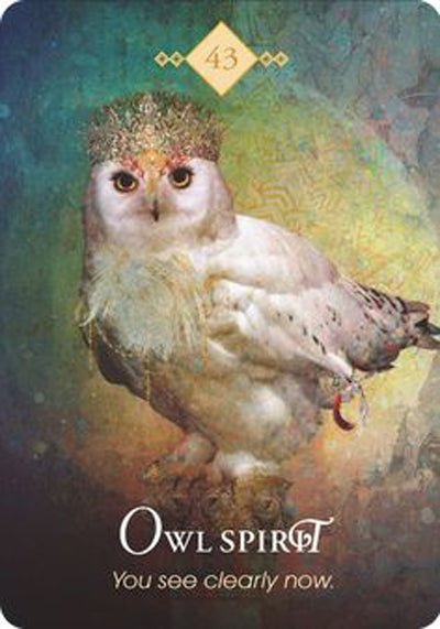 The Spirit Animal Oracle card displaying the deck's hand-painted illustrations — Eternal Spirit