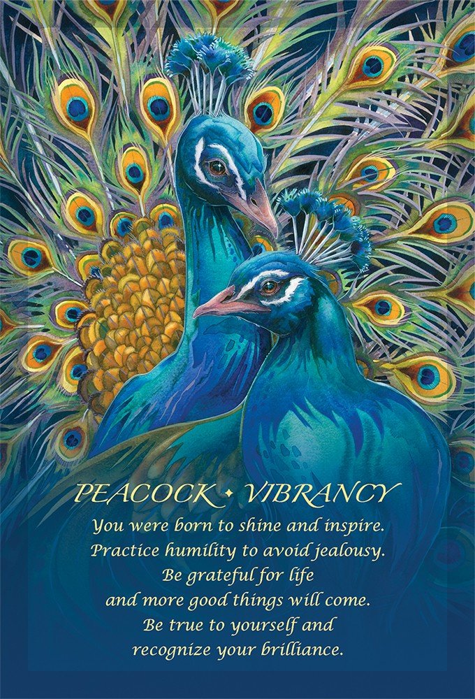 Spirit of the Animals Oracle card presenting the deck's visionary illustrations — Eternal Spirit