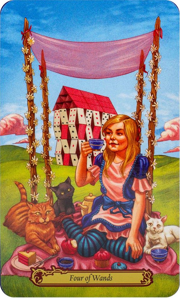Tarot in Wonderland card showcasing the deck's evocative imagery — Eternal Spirit