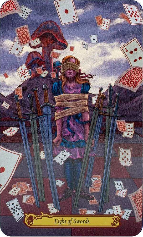 Tarot in Wonderland card displaying the deck's hand-painted illustrations — Eternal Spirit