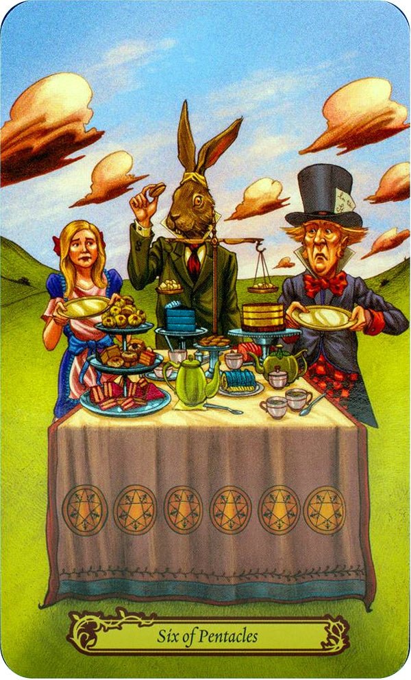 Tarot in Wonderland card highlighting the deck's symbolic art — Eternal Spirit