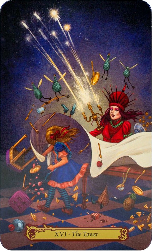 Tarot in Wonderland card unveiling the deck's spiritual symbolism — Eternal Spirit