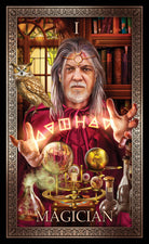 The Magician card with bearded man in rich Renaissance setting, Tarot Grand Luxe — Eternal Spirit