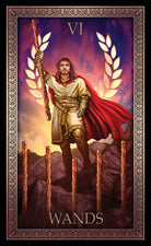 Tarot Grand Luxe card portraying the deck's otherworldly aesthetic — Eternal Spirit