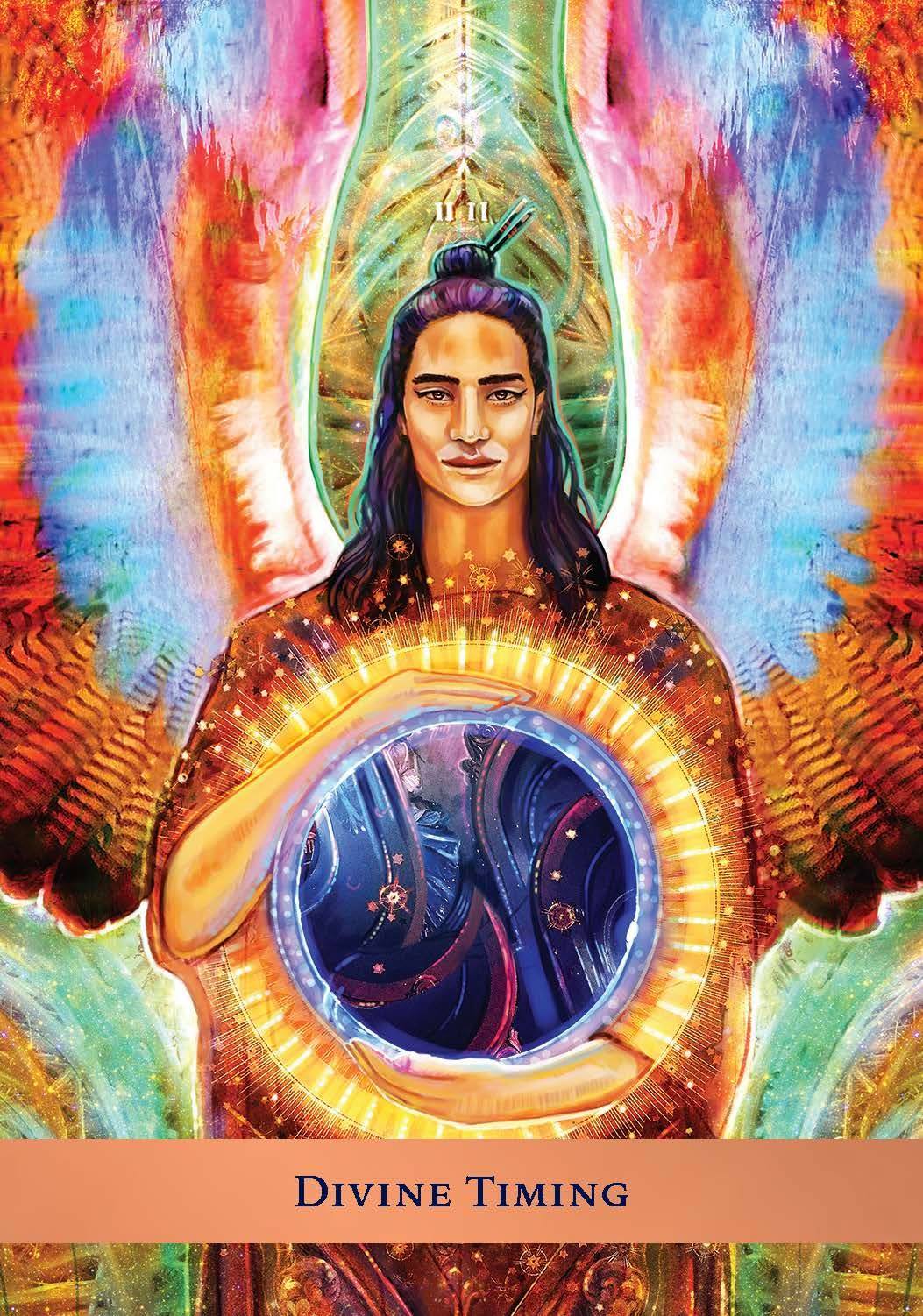 The Angel Guide Oracle card demonstrating the deck's inspired artistry — Eternal Spirit