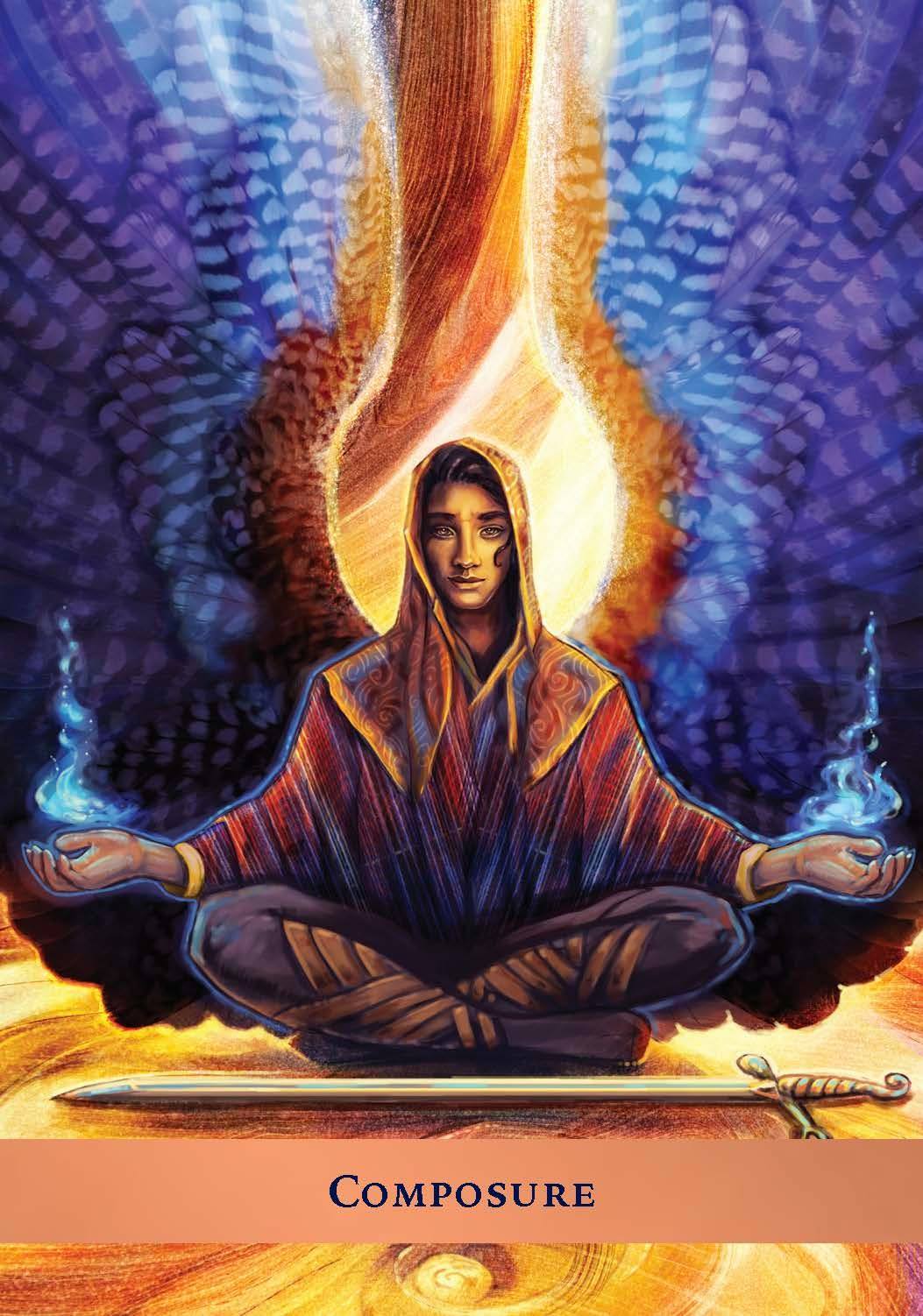 The Angel Guide Oracle card exhibiting the deck's transformative card art — Eternal Spirit