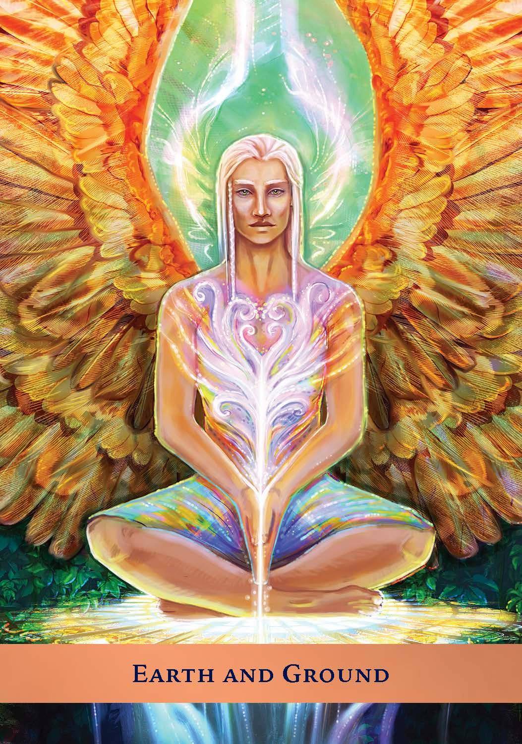 The Angel Guide Oracle card sharing the deck's luminous illustration style — Eternal Spirit