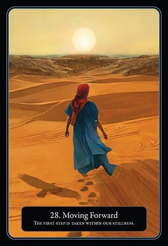 The Lantern Oracle card unveiling the deck's spiritual symbolism — Eternal Spirit