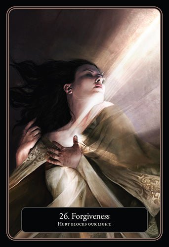 The Lantern Oracle card offering a glimpse of the deck's sacred imagery — Eternal Spirit