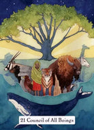 The Witches' Wisdom Tarot card offering a glimpse of the deck's sacred imagery — Eternal Spirit