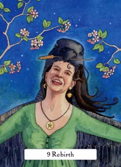 The Witches' Wisdom Tarot card showing the deck's detailed artistic vision — Eternal Spirit