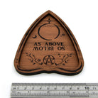 Brown Celestial trinket dish, from above showing full pattern — Eternal Spirit