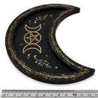 Black Moon trinket dish, from above showing full pattern — Eternal Spirit
