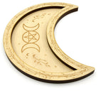 Gold Moon trinket dish with intricate engraved detail — Eternal Spirit