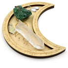 Gold Moon trinket dish, angled side profile — Eternal Spirit