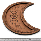 Brown Moon trinket dish, from above showing full pattern — Eternal Spirit