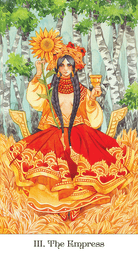 Tarot of the Golden Wheel Tarot card highlighting the deck's symbolic art — Eternal Spirit