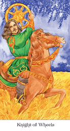 Tarot of the Golden Wheel Tarot card illuminating the deck's rich colour palette — Eternal Spirit