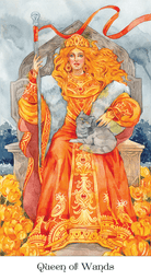 Tarot of the Golden Wheel Tarot card presenting the deck's visionary illustrations — Eternal Spirit