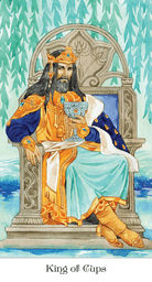 Sample card from the Tarot of the Golden Wheel Tarot tarot deck — Eternal Spirit