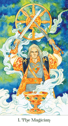 Tarot of the Golden Wheel Tarot card displaying the deck's hand-painted illustrations — Eternal Spirit