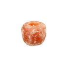 Himalayan salt natural tealight holder, warm amber glow — Eternal Spirit