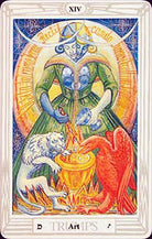 The Complete Tarot card offering a glimpse of the deck's sacred imagery — Eternal Spirit