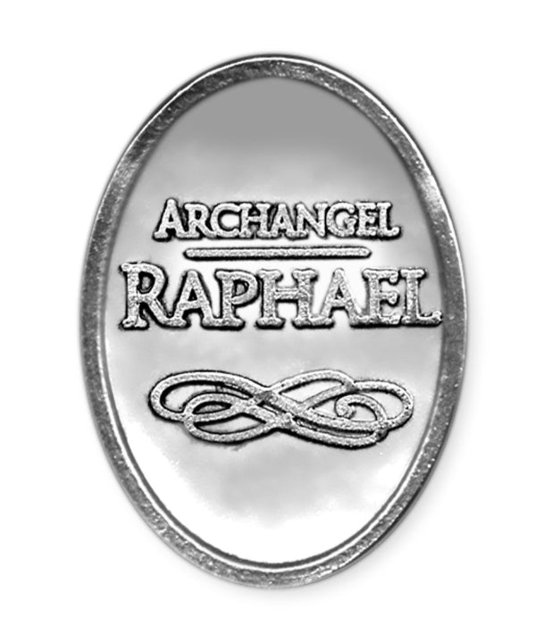 Archangel Token "Raphael" charm, detailed front view — Eternal Spirit