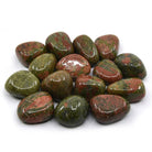 collection of polished Unakite tumble stones — Eternal Spirit