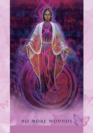 Universal Wisdom Oracle card presenting the deck's visionary illustrations — Eternal Spirit