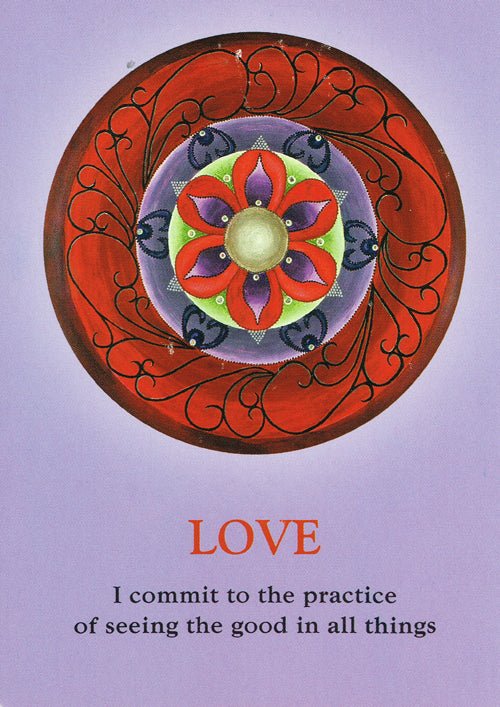 The Soul's Journey card illuminating the deck's rich colour palette — Eternal Spirit