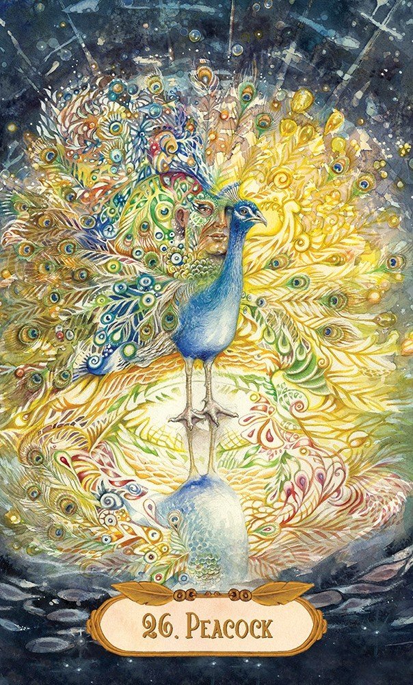 Winged Enchantment Oracle card exhibiting the deck's transformative card art — Eternal Spirit