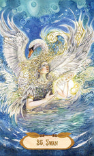 Winged Enchantment Oracle card revealing the deck's mystical artwork — Eternal Spirit