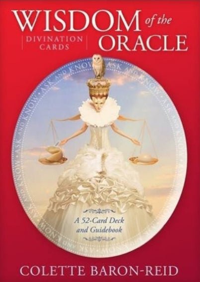 Wisdom of the Oracle Divination Cards box in red by Colette Baron-Reid — Eternal Spirit