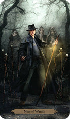 Wizards Tarot card portraying the deck's otherworldly aesthetic — Eternal Spirit