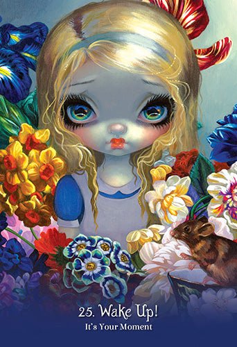 Alice the Wonderland Oracle card reflecting the deck's transcendent artwork — Eternal Spirit