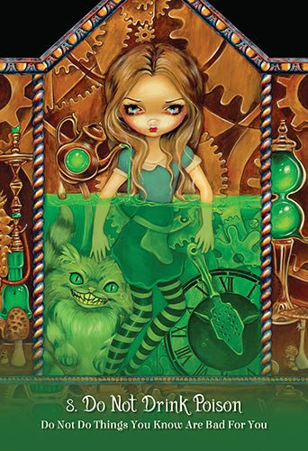 Alice the Wonderland Oracle card revealing the deck's deeply layered symbolism — Eternal Spirit