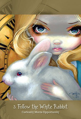 Alice the Wonderland Oracle card demonstrating the deck's inspired artistry — Eternal Spirit