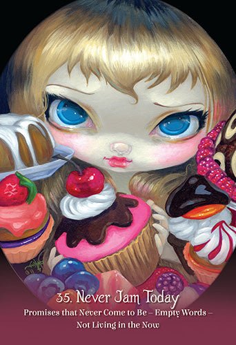Alice the Wonderland Oracle card celebrating the deck's unique visual language — Eternal Spirit