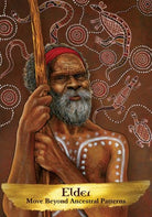 Angels & Ancestors Oracle card presenting the deck's visionary illustrations — Eternal Spirit