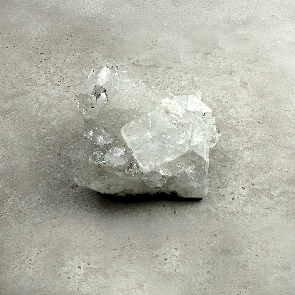 Apophyllite Crystal Cluster, 4.5 x 9 x 7.5cm, alternate angle — Eternal Spirit