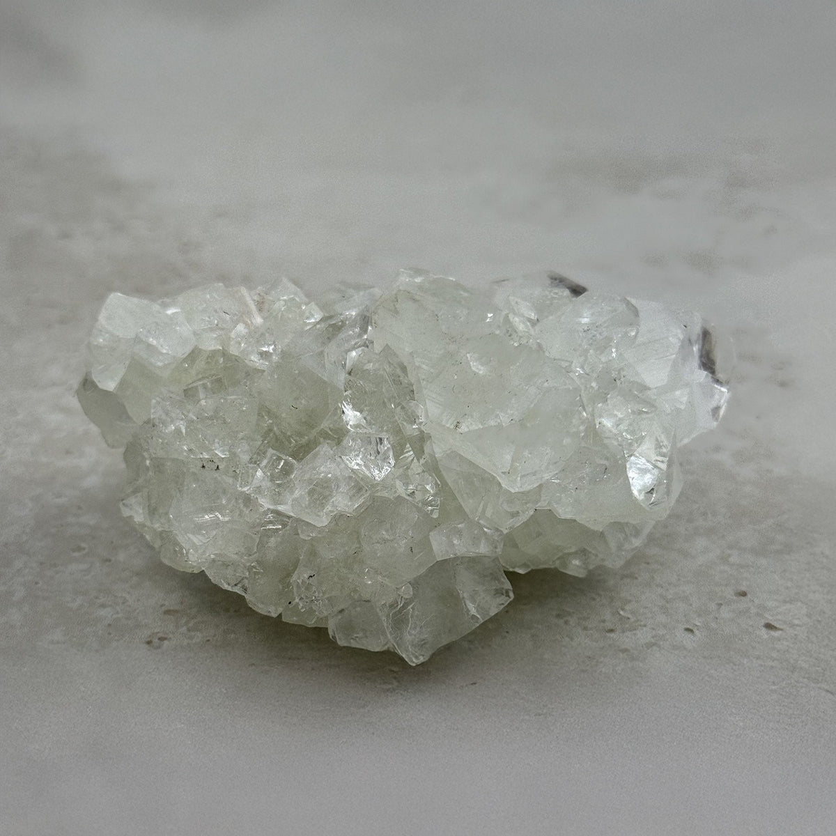 Apophyllite Crystal Cluster, 4.5 x 10 x 7cm, detail view — Eternal Spirit