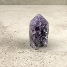 Amethyst crystal tower 5cm, half raw and half polished, raw crystal side — Eternal Spirit